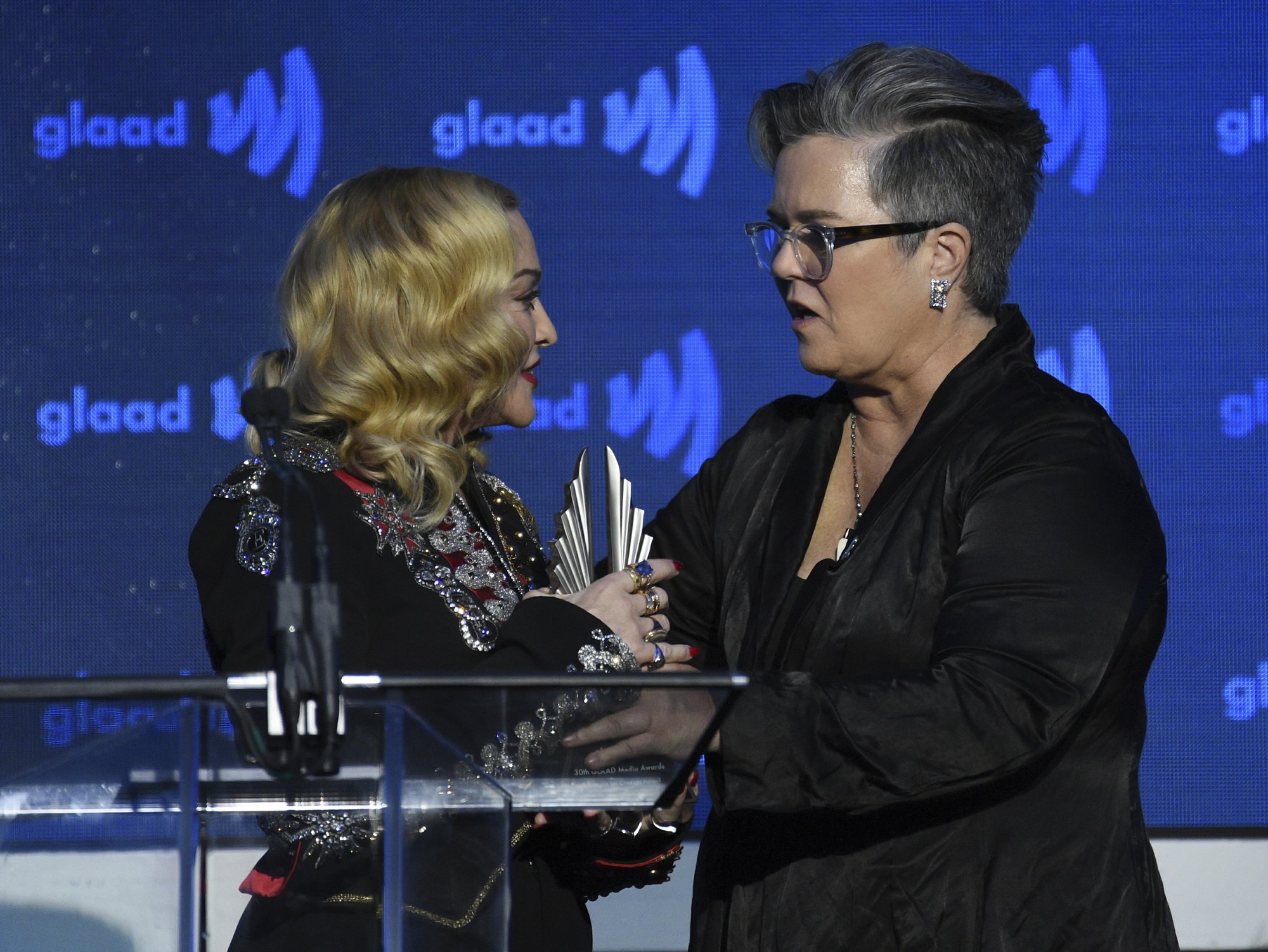 Madonna Gives Emotional Speech at GLAAD Awards
