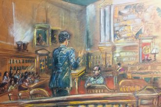 Shirley Henderson’s Courtroom Illustrations